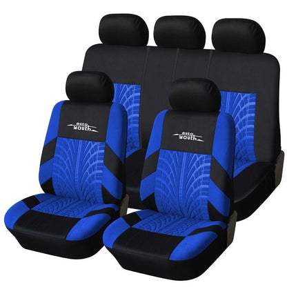 Full Car Seat Covers Set Universal Polyester Fabric