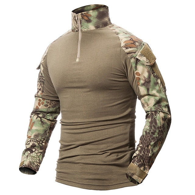 ReFire Gear Men Army Tactical T shirt