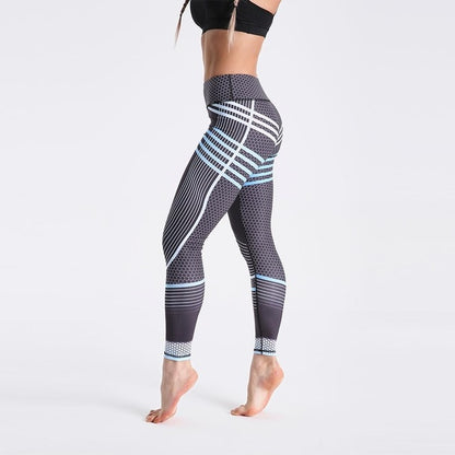 Spandex High Waist Digital Printed Fitness Leggings