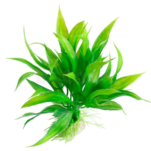 Plastic Water Plant Grass Aquarium Decorations Plants