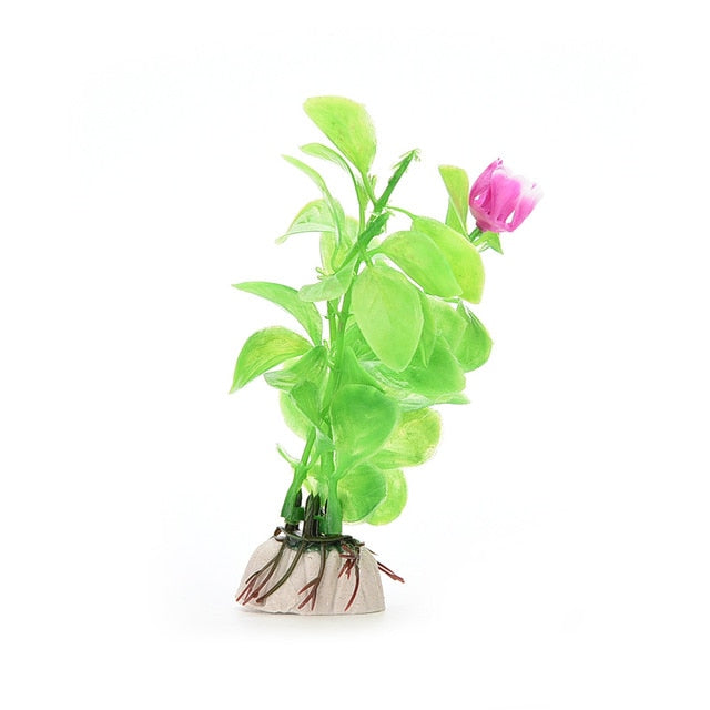 Plastic Water Plant Grass Aquarium Decorations Plants