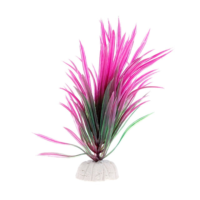 Plastic Water Plant Grass Aquarium Decorations Plants