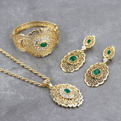 Morocco Wedding Jewelry Set Gold