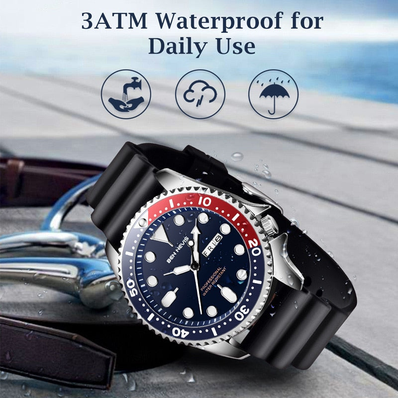 Top Brand Luxury Waterproof Auto Date