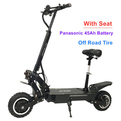 Dual Motor Electric Scooter with On Roand