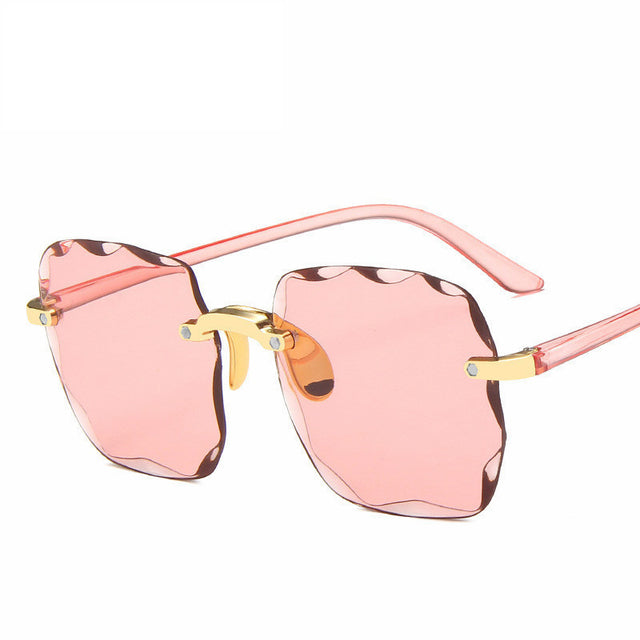 Fashion Brand Designer Square Sunglasses