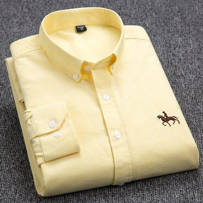 Cotton Oxford Shirt  Long Sleeve