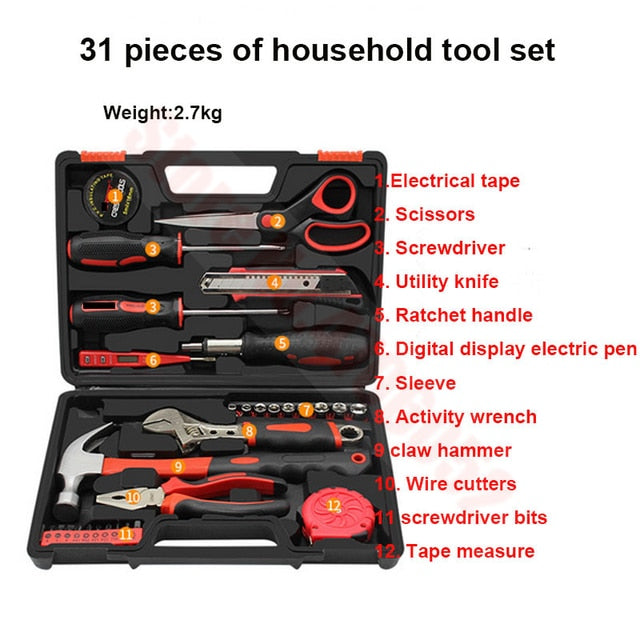 Hand Tool Set General Household Repair