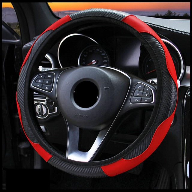 Car Steering Wheel Cover Breathable Anti Slip