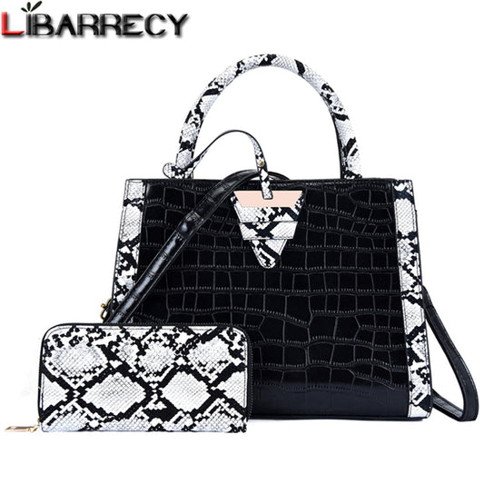 Belt Buckle Serpentine Splice Handbags