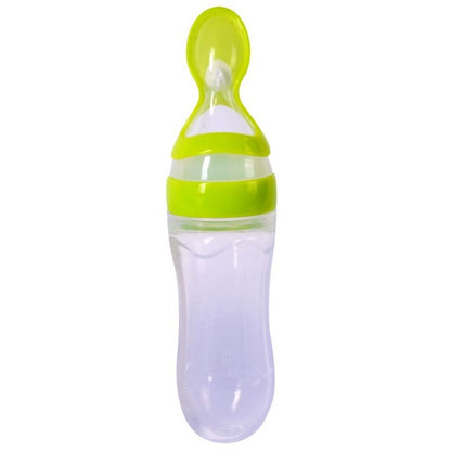 Baby Spoon Bottle Feeder Dropper Silicone Spoons