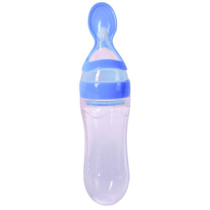 Baby Spoon Bottle Feeder Dropper Silicone Spoons