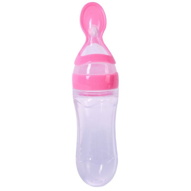 Baby Spoon Bottle Feeder Dropper Silicone Spoons