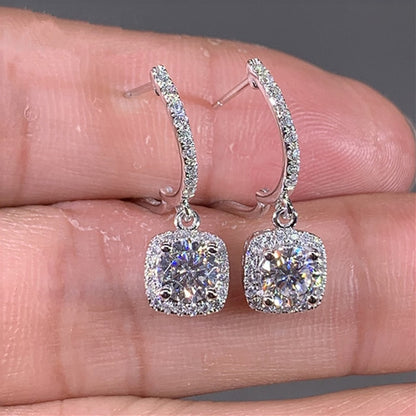 Trendy Square Shape Drop Earring