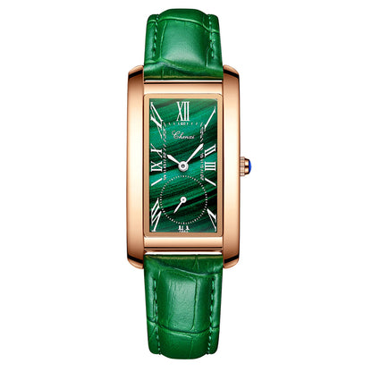 Elegant Watch Malachite Green Casual Waterproof