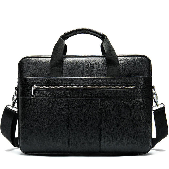 Bag Genuine Leather Briefcase for Laptop