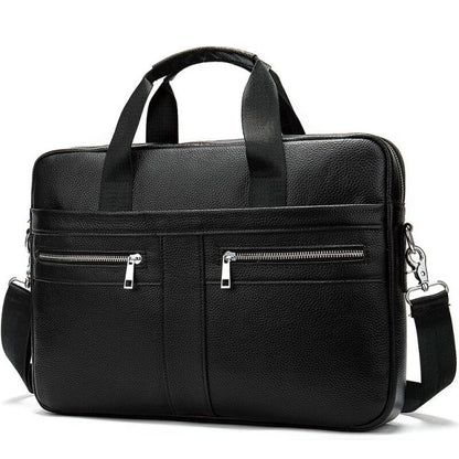 Bag Genuine Leather Briefcase for Laptop