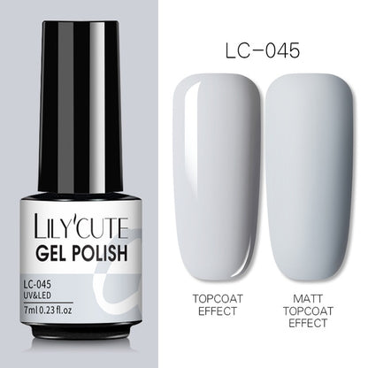 Nail Gel Polish Color Semi Permanent Matte