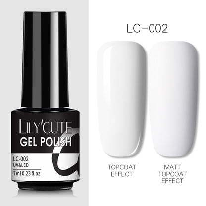 Nail Gel Polish Color Semi Permanent Matte