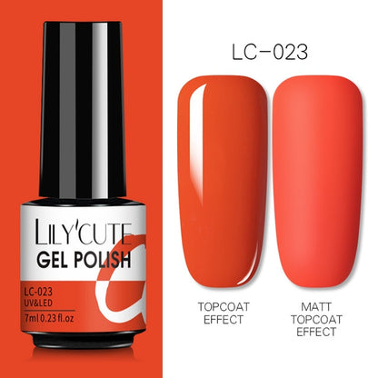 Nail Gel Polish Color Semi Permanent Matte