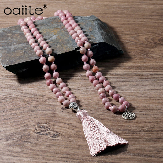 Mala Prayer Meditation Yoga Necklace