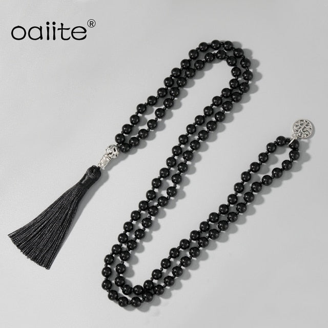 Mala Prayer Meditation Yoga Necklace