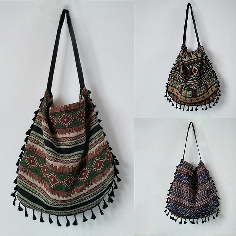 New Vintage Bohemian Fringe Shoulder Bag