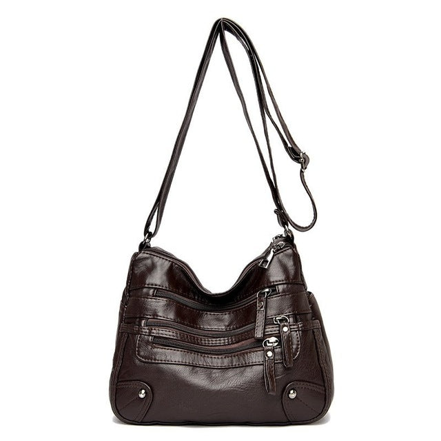 High Quality  Soft Leather Shoulder Bag