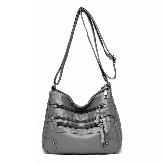 High Quality  Soft Leather Shoulder Bag