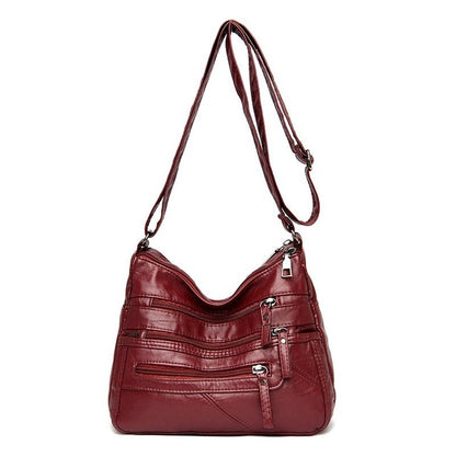 High Quality  Soft Leather Shoulder Bag