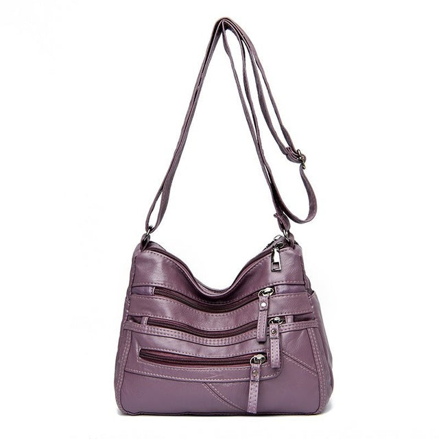 High Quality  Soft Leather Shoulder Bag