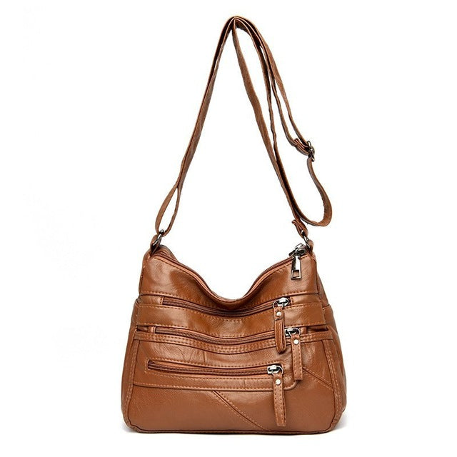 High Quality  Soft Leather Shoulder Bag