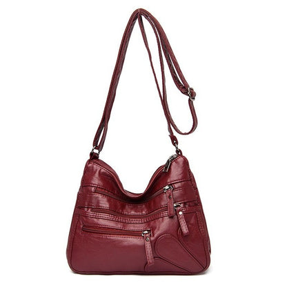 High Quality  Soft Leather Shoulder Bag