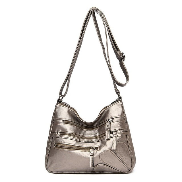 High Quality  Soft Leather Shoulder Bag