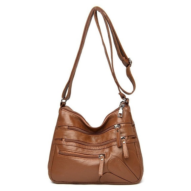 High Quality  Soft Leather Shoulder Bag