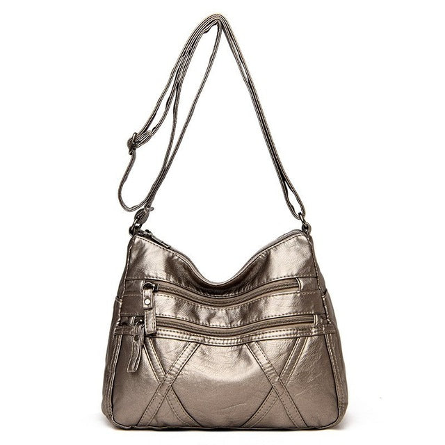 High Quality  Soft Leather Shoulder Bag