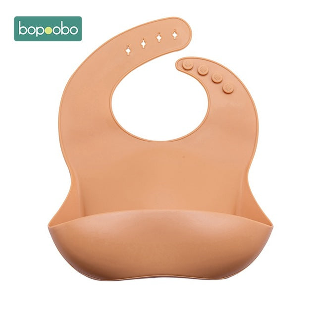 Bopoobo Baby Bib Adjustable Animal Picture Waterproof