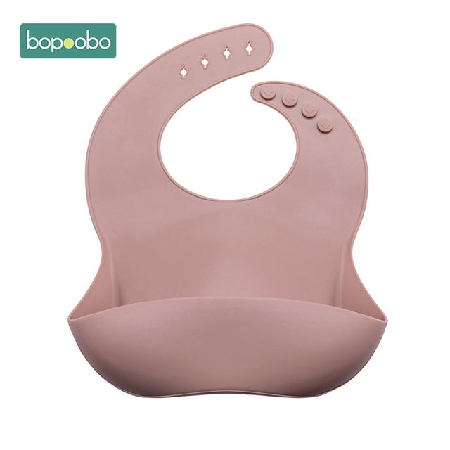 Bopoobo Baby Bib Adjustable Animal Picture Waterproof