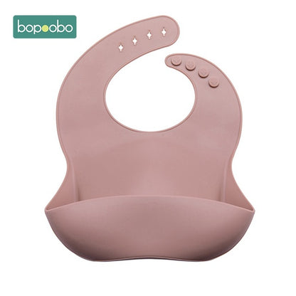 Bopoobo Baby Bib Adjustable Animal Picture Waterproof