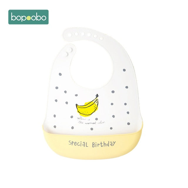 Bopoobo Baby Bib Adjustable Animal Picture Waterproof