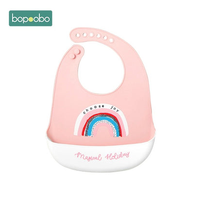 Bopoobo Baby Bib Adjustable Animal Picture Waterproof