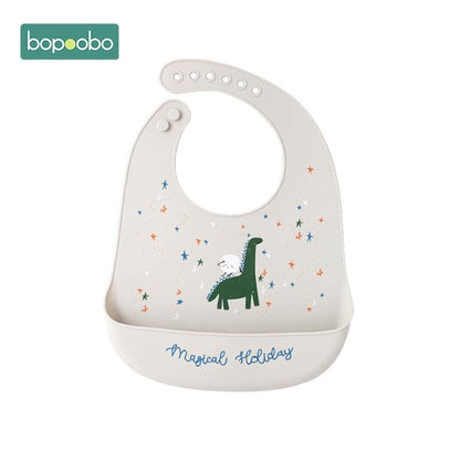 Bopoobo Baby Bib Adjustable Animal Picture Waterproof