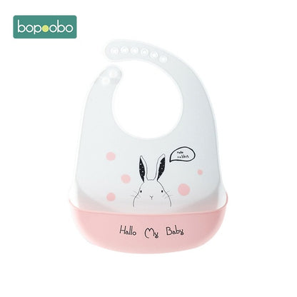 Bopoobo Baby Bib Adjustable Animal Picture Waterproof