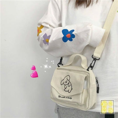 Canvas Printed Cute Envelope Bag