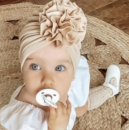 Cute Flower Baby Hat Toddler Turban Infant Head