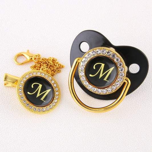 Luxury Black Bling Baby Pacifier