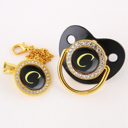 Luxury Black Bling Baby Pacifier