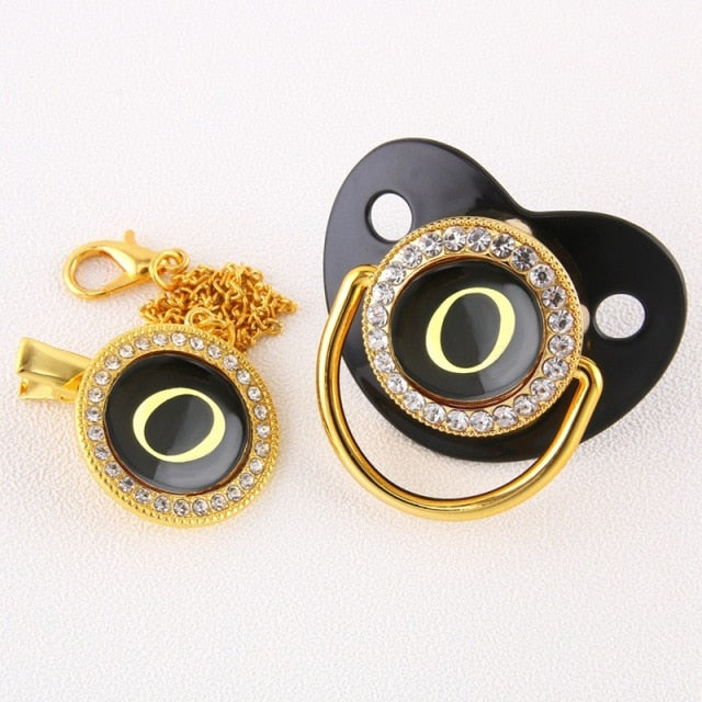 Luxury Black Bling Baby Pacifier