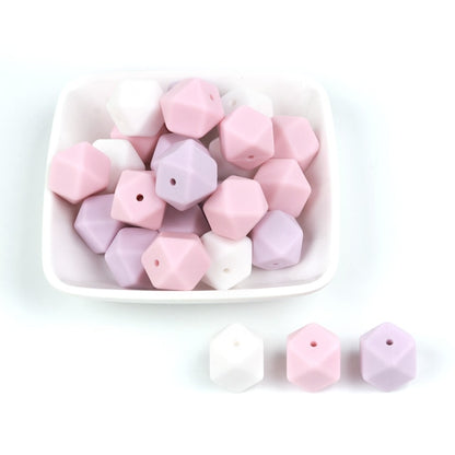 Hexagon Beads Silicone Baby