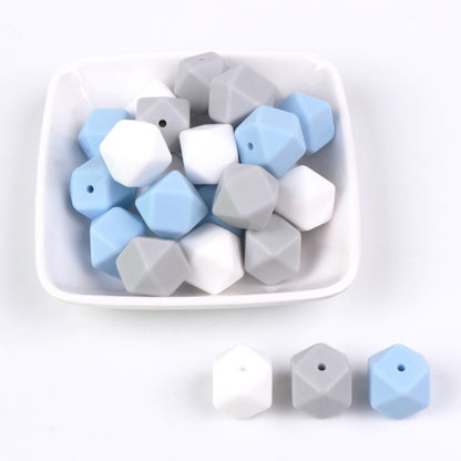 Hexagon Beads Silicone Baby